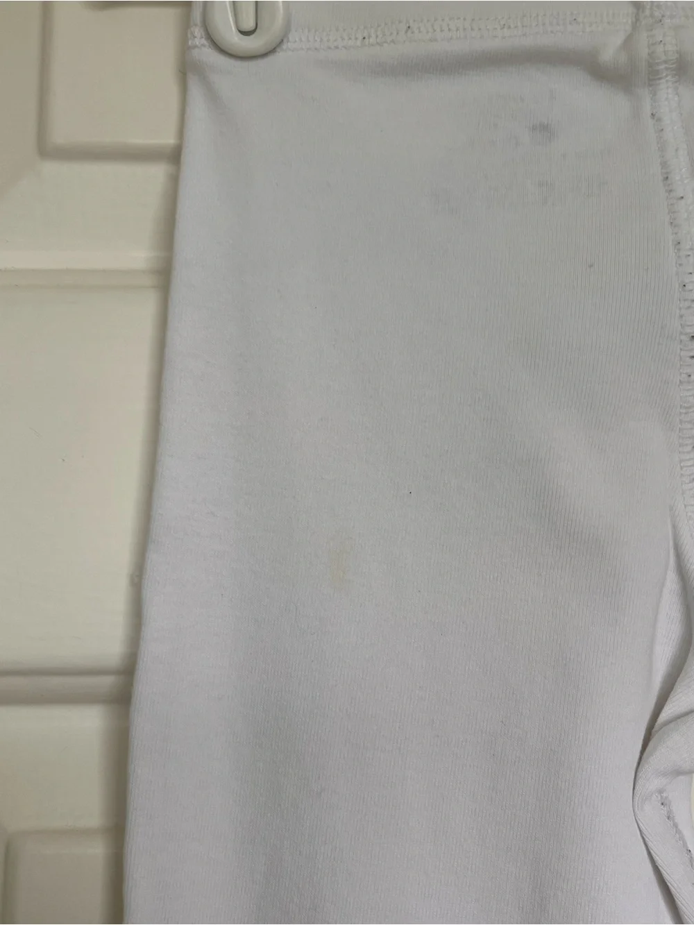 Primary White Long Sleeve Kids Pajama Set